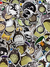Load image into Gallery viewer, Sticker Pack My Neighbor Totoro Assorted Stickers for Water Bottle, iPhone, MacBook, Phone, Phone Case, Laptop, Journal, Skateboard, Bike, Snowboard