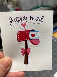 Sticker Happy Mail Valentines Day 15 pk