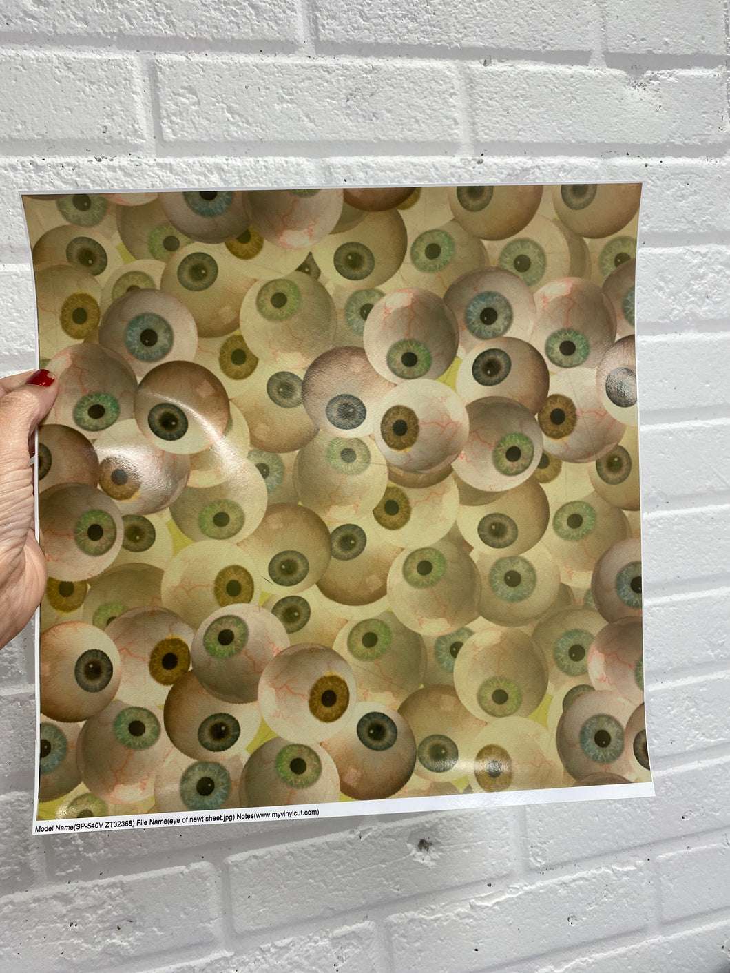 Printed Vinyl & HTV Eyeballs