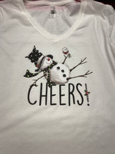 Load image into Gallery viewer, Tipsy Snowman DTF Transfer ONLY (shirt not included)