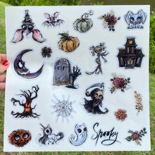 Load image into Gallery viewer, Sticker Sheet Spooky 12 x 12 Sheet