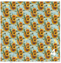 Load image into Gallery viewer, Printed Adhesive Vinyl SUNFLOWER BEE