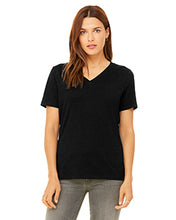 Load image into Gallery viewer, Bella Relaxed Jersey Short Sleeve V Neck