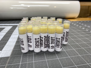 All Natural Handmade Lip Balm with Custom Labels for any occasion