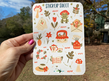 Load image into Gallery viewer, Sticker Sheet 70 Set of little planner stickers Cottagecore