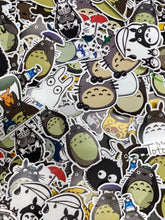 Load image into Gallery viewer, My Neighbor Totoro Assorted Sticker Pack for Water Bottle, iPhone, MacBook, Phone, Phone Case, Laptop, Journal, Skateboard, Bike, Snowboard