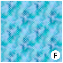 Load image into Gallery viewer, Printed Adhesive Vinyl SPARKLING MERMAID SCALES Patterned Vinyl 12 x 12 inch Sheet