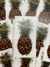 Load image into Gallery viewer, Sticker | 39B | Leopard Pineapple | Waterproof Vinyl Sticker | White | Clear | Permanent | Removable | Window Cling | Glitter | Holographic