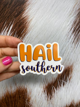 Load image into Gallery viewer, Sticker Hail Southern Yellow and Blue Lettering CLEARANCE