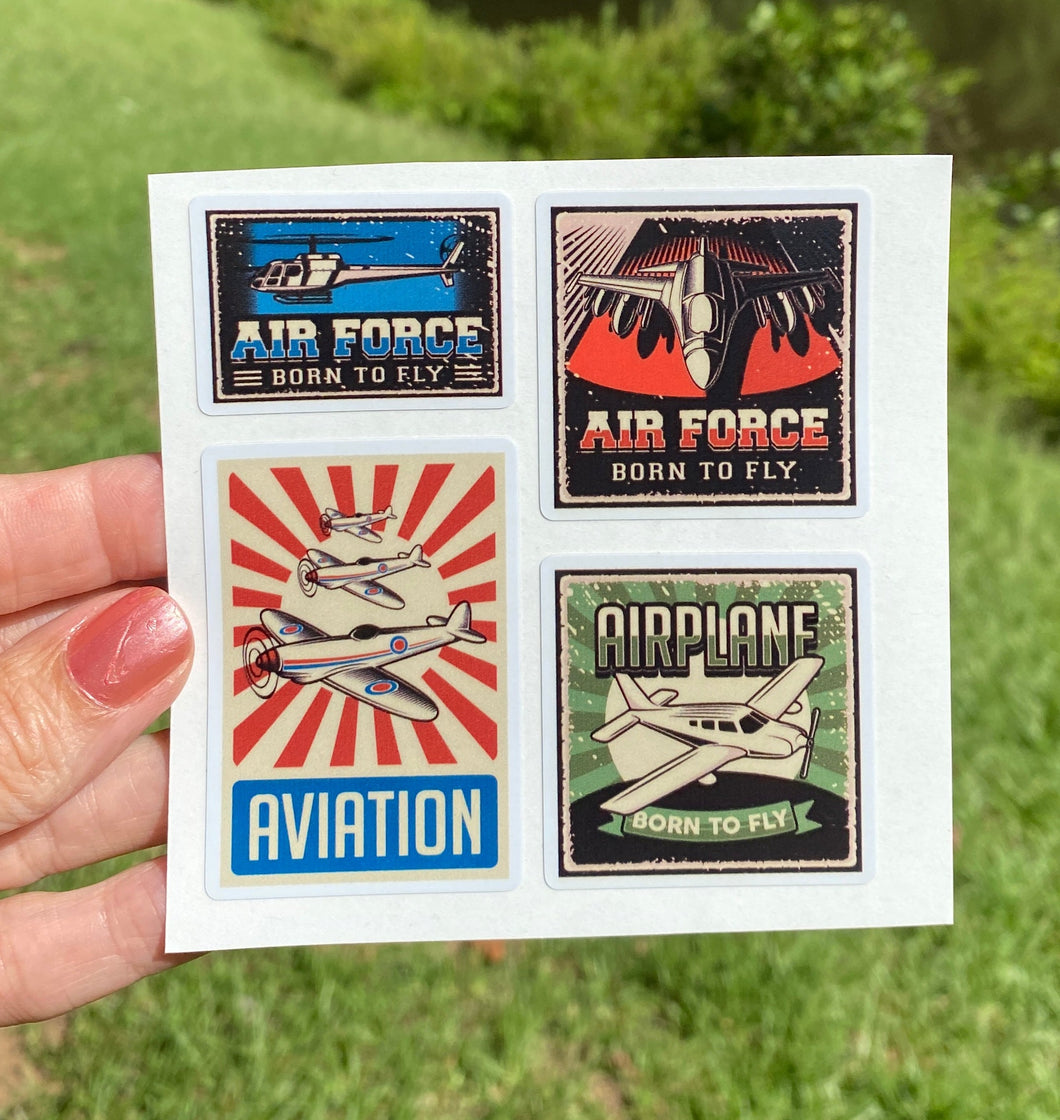 Mini Sticker Set Aviation