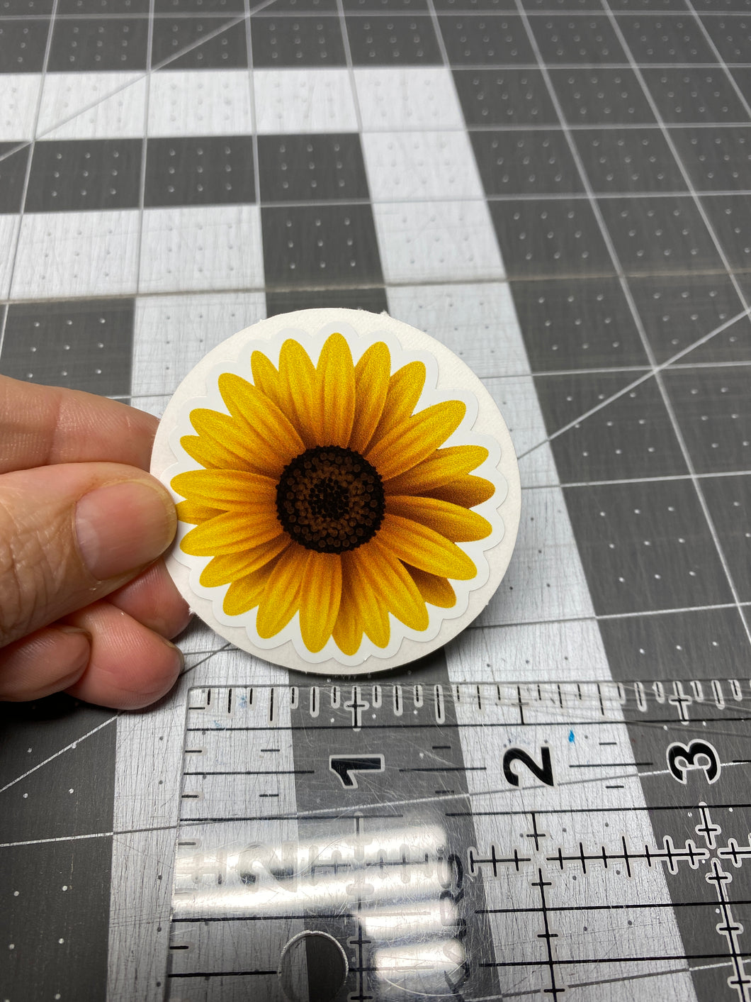 Mini Sticker LF4 Little Flower Yellow