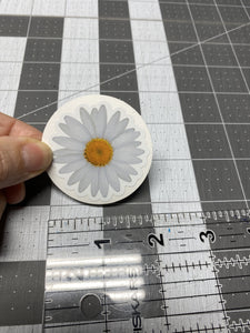 Mini Sticker LF14 Little Flower White Daisy