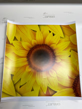 Load image into Gallery viewer, CLEARANCE Printed Adhesive Vinyl Sunflower Patterns 12 x 12 sheet