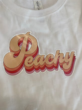 Load image into Gallery viewer, Peachy White Cotton Girls T Shirt
