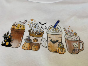 T Shirt My Vinyl Cut brand Spooky Halloween Drinks Size 4T