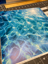 Load image into Gallery viewer, Printed Vinyl &amp; HTV Pool Water Pattern