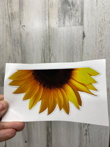 Sticker D8 Half Sunflower