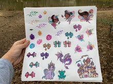 Load image into Gallery viewer, Sticker Sheet FAIRYLAND Full 12 x 12 inch Sheet