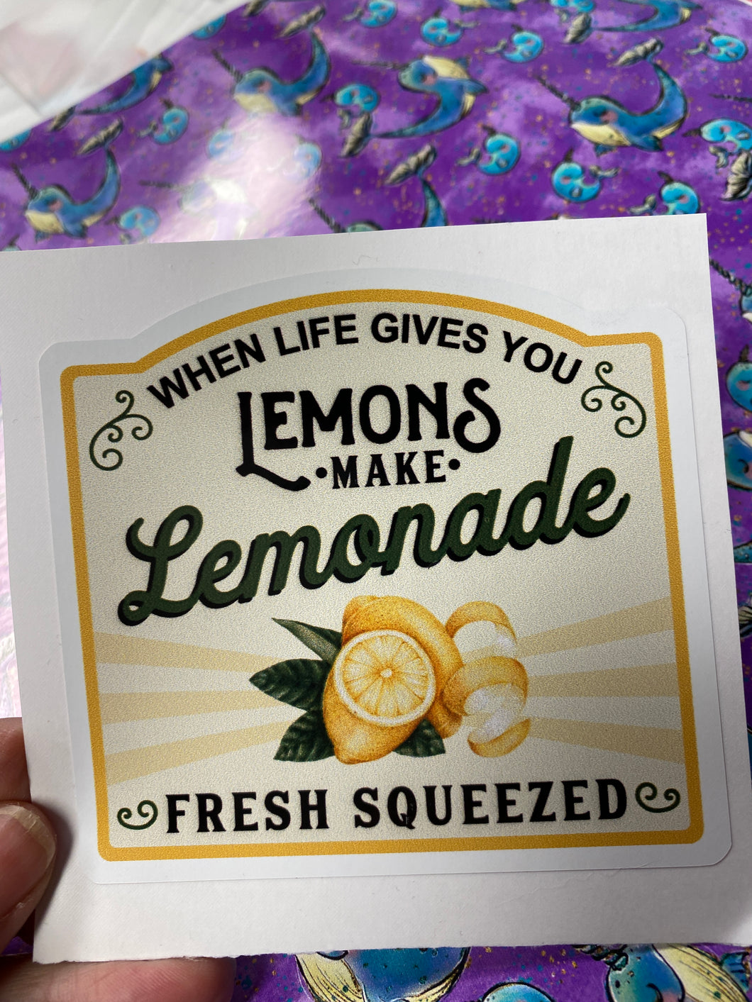 Sticker 9A When Life Gives You Lemons Make Lemonade