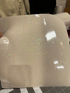 Holographic Stars Laminating Sheets 6 x 12, 8 x 11, 8 1/2 x 11, 12 x 12 inches for Cold Laminating Sticker Overlay