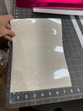 Load image into Gallery viewer, Holographic Stars Laminating Sheets 6 x 12, 8 x 11, 8 1/2 x 11, 12 x 12 inches for Cold Laminating Sticker Overlay