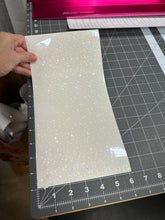 Load image into Gallery viewer, Holographic Stars Laminating Sheets 6 x 12, 8 x 11, 8 1/2 x 11, 12 x 12 inches for Cold Laminating Sticker Overlay