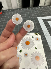 Load image into Gallery viewer, Sticker Sheet 83 Set of little planner stickers Daisies