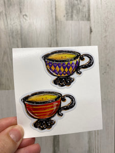 Sticker 21i Alice in Wonderland Tea Cups