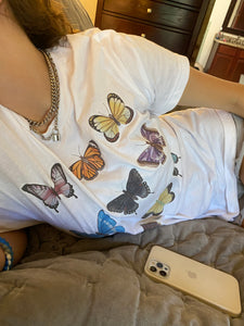 My Vinyl Cut brand T Shirt Assorted Butterflies