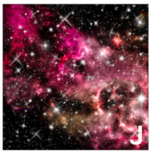 Load image into Gallery viewer, Printed Adhesive Vinyl PINK GALAXY 12 x 12 inch sheet