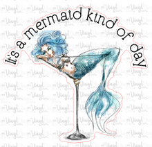 Load image into Gallery viewer, Sticker 43E Blue MERMAID MARTINI
