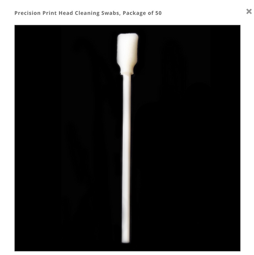 Precision Print Head Cleaning Swabs, Package of 50