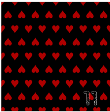 Load image into Gallery viewer, Printed Heat Transfer Vinyl HTV QUEEN OF HEARTS