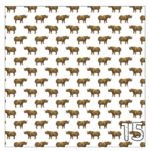 Load image into Gallery viewer, Printed Adhesive Vinyl White and Gold Animal Prints
