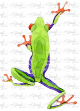 Load image into Gallery viewer, Waterslide Decal 57B Tree Frog3