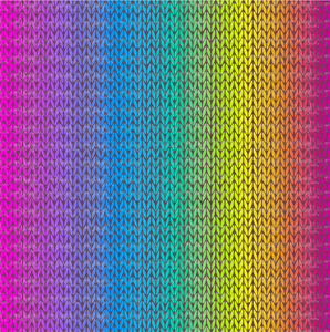 Printed Adhesive Vinyl Rainbow Fabric Pattern 12 x 12 inch sheet