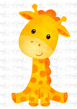 Load image into Gallery viewer, Waterslide Decal Cute Sitting Giraffe
