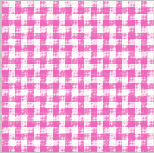 Printed Vinyl & HTV PINK AND WHITE BUFFALO PLAID