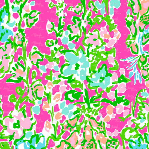 Printed Vinyl & HTV LILY FLORAL H