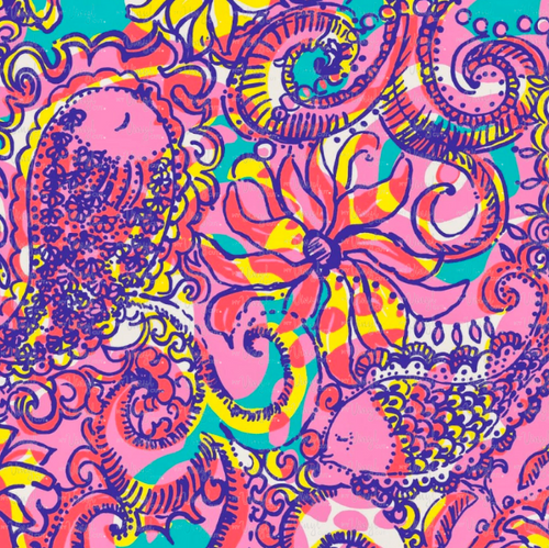 Printed Vinyl & HTV LILY FLORAL I