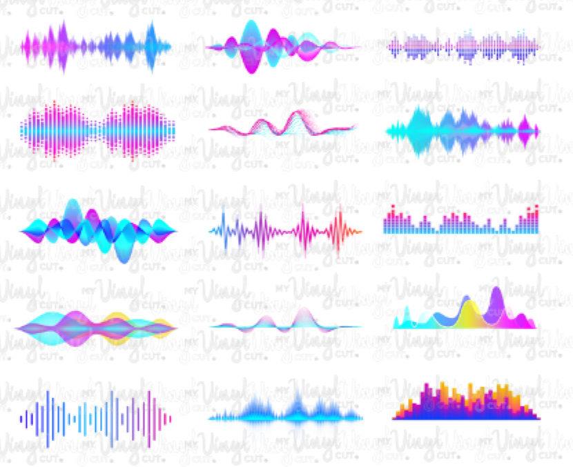 Waterslide Sheet Music Digital Sound Waves