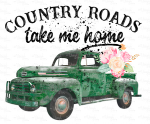 Waterslide Decal K2 Country Roads Take Me Home (dirty)