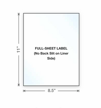 Load image into Gallery viewer, My Vinyl Cut Brand Blank Sticker Sheets for your home desktop printer INKJET or LASER 10 pack