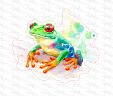 Load image into Gallery viewer, HTV Transfer Watercolor Frog