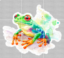 Load image into Gallery viewer, HTV Transfer Watercolor Frog