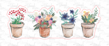 Load image into Gallery viewer, Sticker 3F Garden Flower Pots