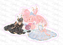Load image into Gallery viewer, Sticker 2P 3 Ballet Dresses Costumes Tutus