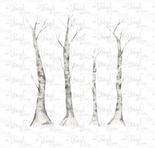 Load image into Gallery viewer, Waterslide Decal Birch Trees