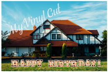 Load image into Gallery viewer, Yard Art Vintage Marquee Birthday Lawn Lettering PURCHASE Outdoor Party Decorations