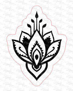 Sticker 7K Yoga Element Lotus Flower